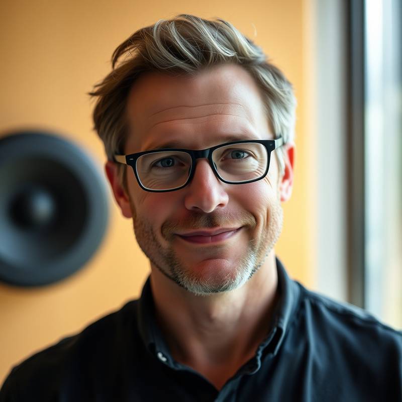Billede af Peter Jensen, underviser i lydteknik og optagelse på Danis Producer Skole